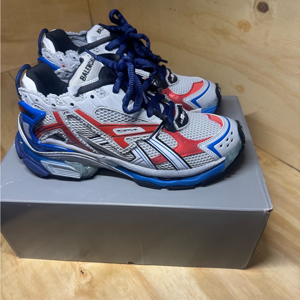 Kids' Red and Blue Athletic Shoes